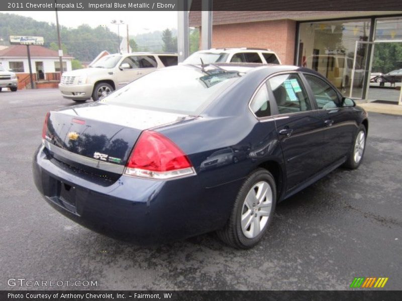 Imperial Blue Metallic / Ebony 2011 Chevrolet Impala LS