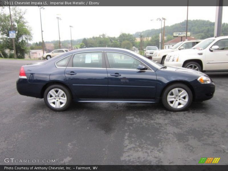 Imperial Blue Metallic / Ebony 2011 Chevrolet Impala LS