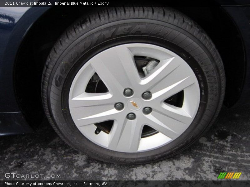 Imperial Blue Metallic / Ebony 2011 Chevrolet Impala LS