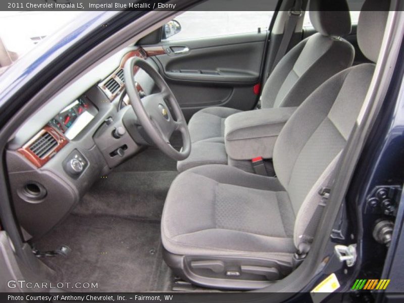 Imperial Blue Metallic / Ebony 2011 Chevrolet Impala LS
