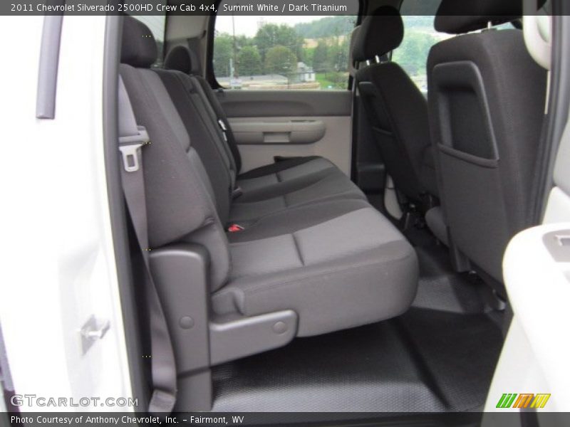 Summit White / Dark Titanium 2011 Chevrolet Silverado 2500HD Crew Cab 4x4