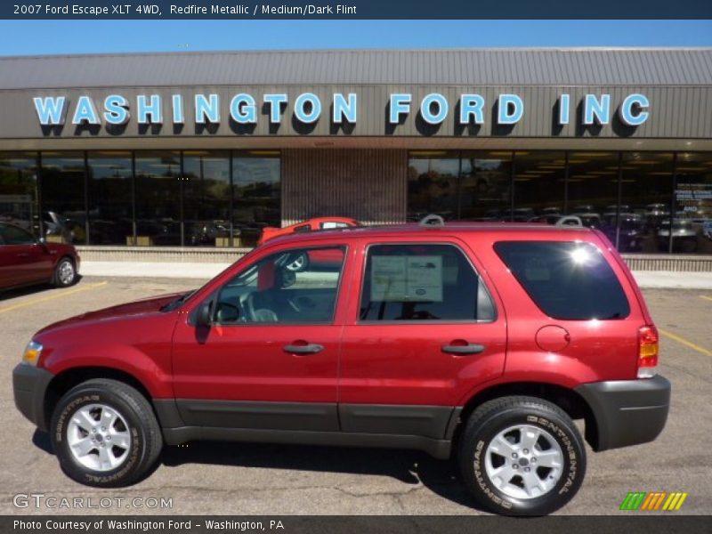 Redfire Metallic / Medium/Dark Flint 2007 Ford Escape XLT 4WD