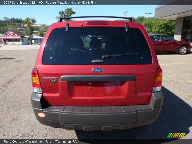 Redfire Metallic / Medium/Dark Flint 2007 Ford Escape XLT 4WD