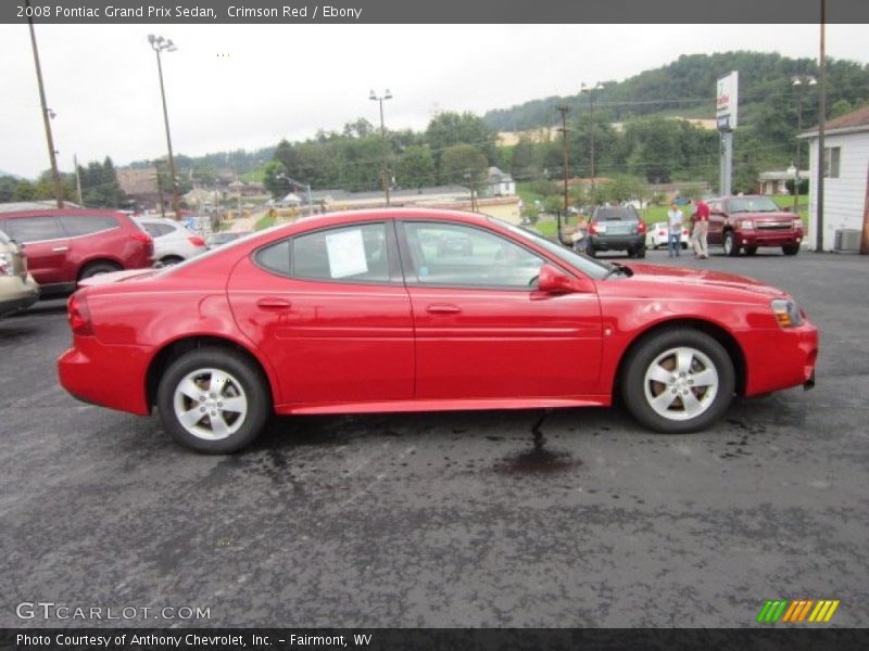 Crimson Red / Ebony 2008 Pontiac Grand Prix Sedan