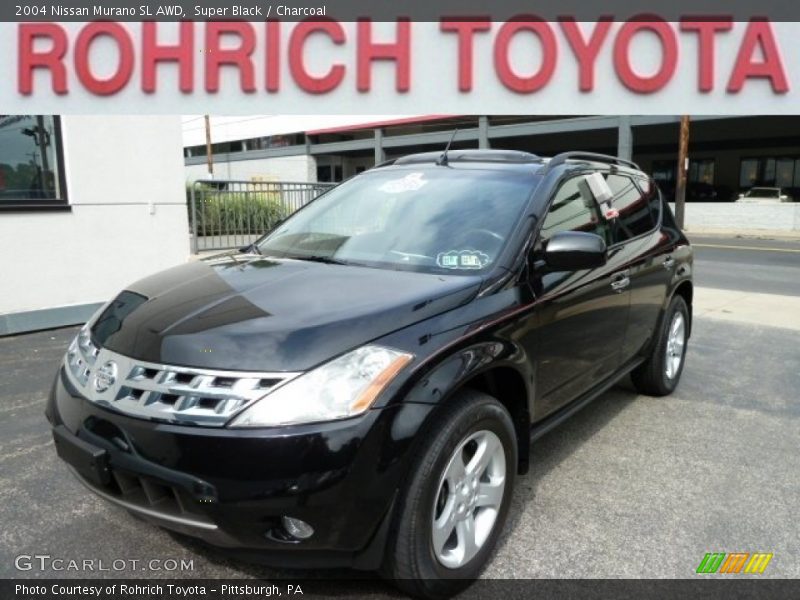 Super Black / Charcoal 2004 Nissan Murano SL AWD