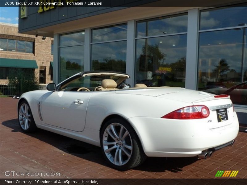 Porcelain / Caramel 2008 Jaguar XK XKR Convertible