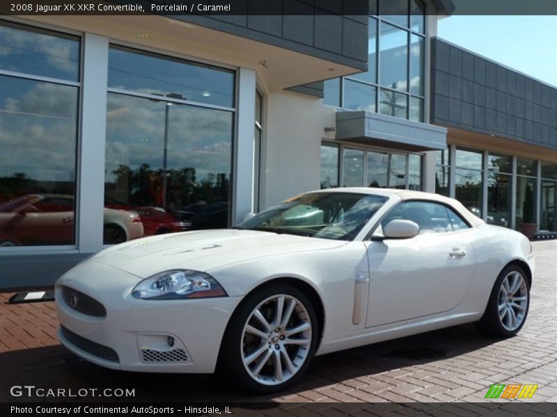 Front 3/4 View of 2008 XK XKR Convertible