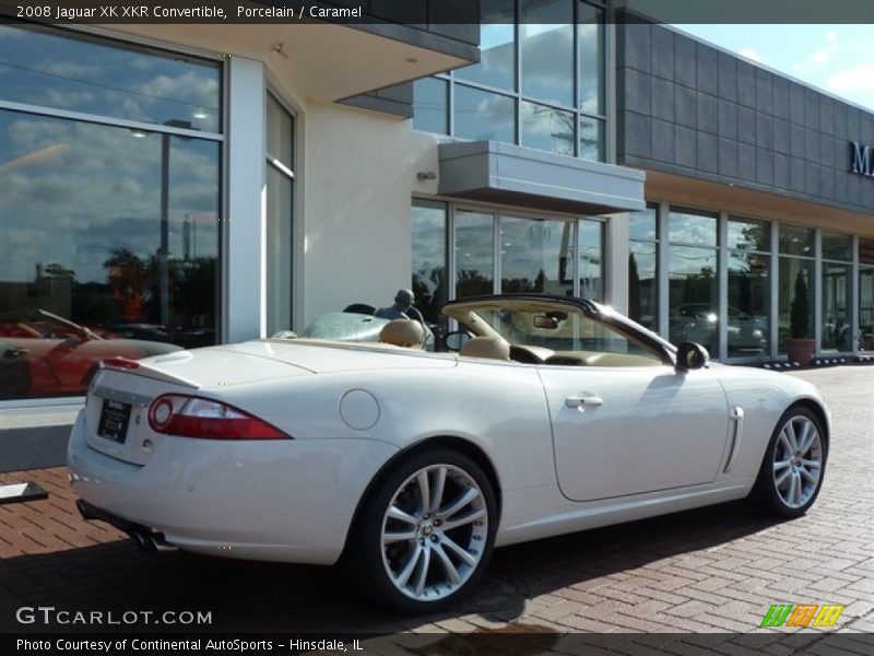 Porcelain / Caramel 2008 Jaguar XK XKR Convertible