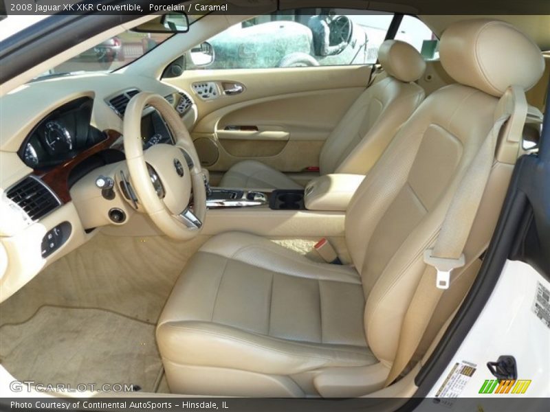  2008 XK XKR Convertible Caramel Interior
