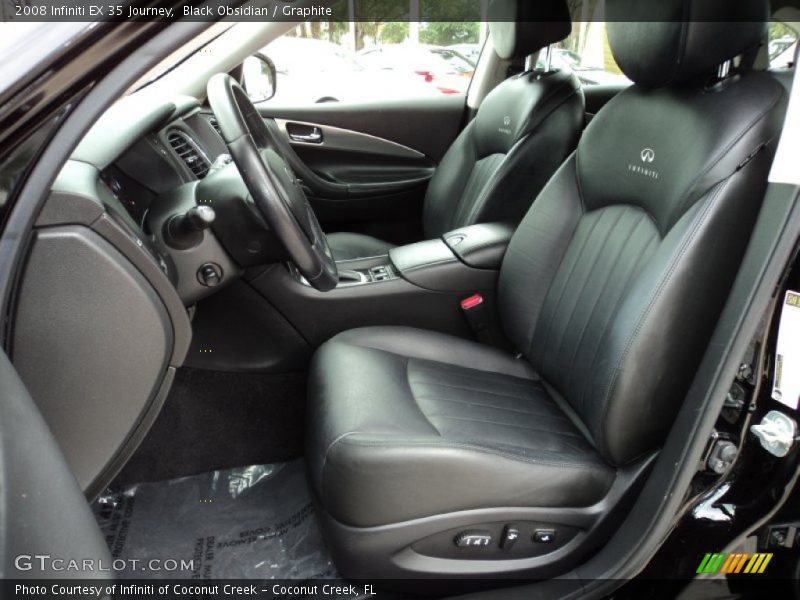 Black Obsidian / Graphite 2008 Infiniti EX 35 Journey