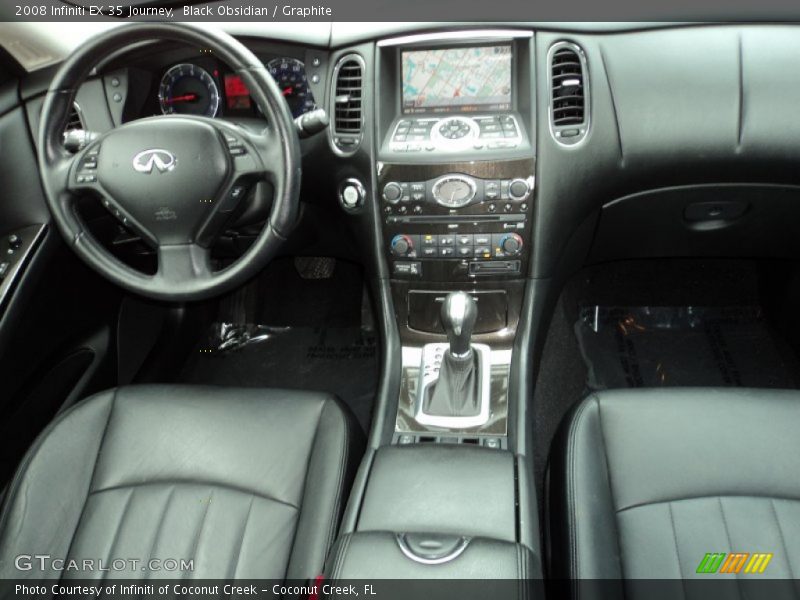 Black Obsidian / Graphite 2008 Infiniti EX 35 Journey