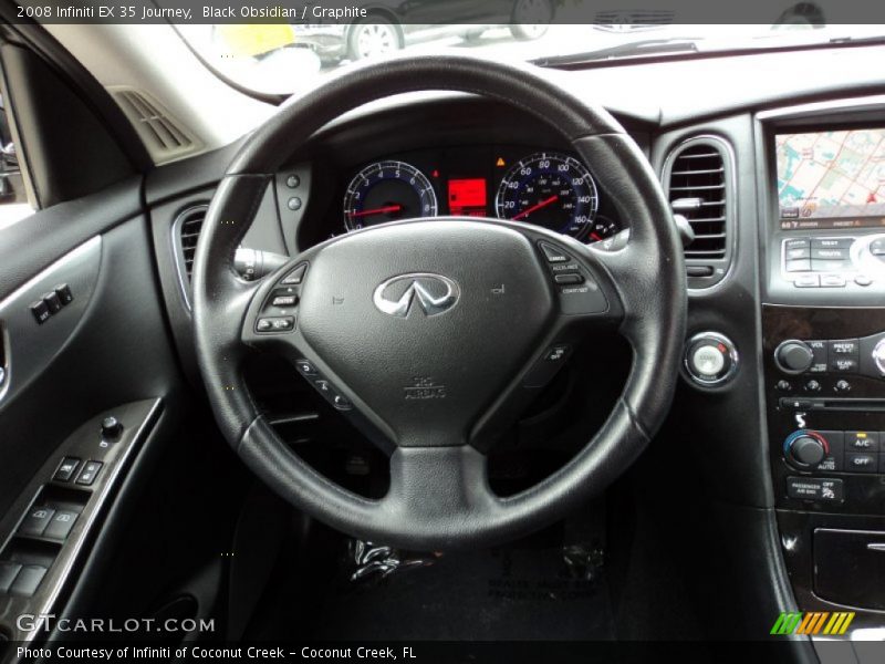 Black Obsidian / Graphite 2008 Infiniti EX 35 Journey
