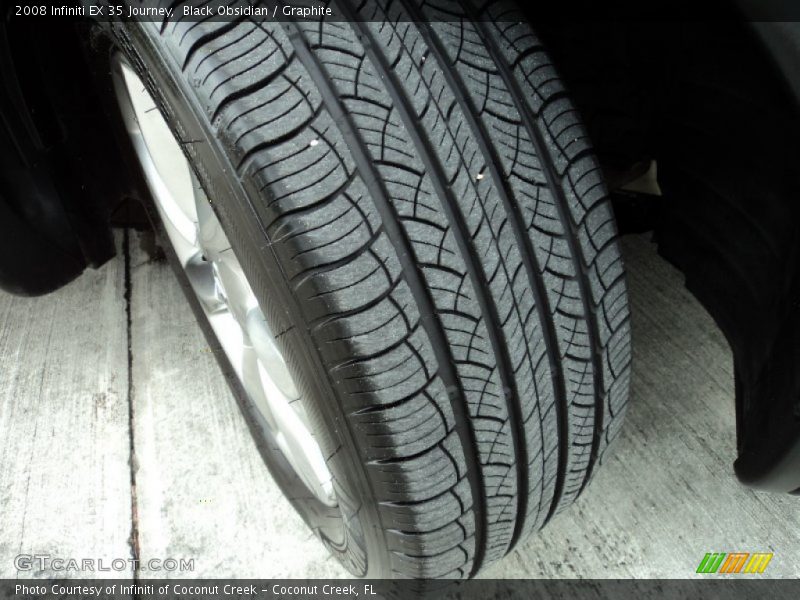 Black Obsidian / Graphite 2008 Infiniti EX 35 Journey