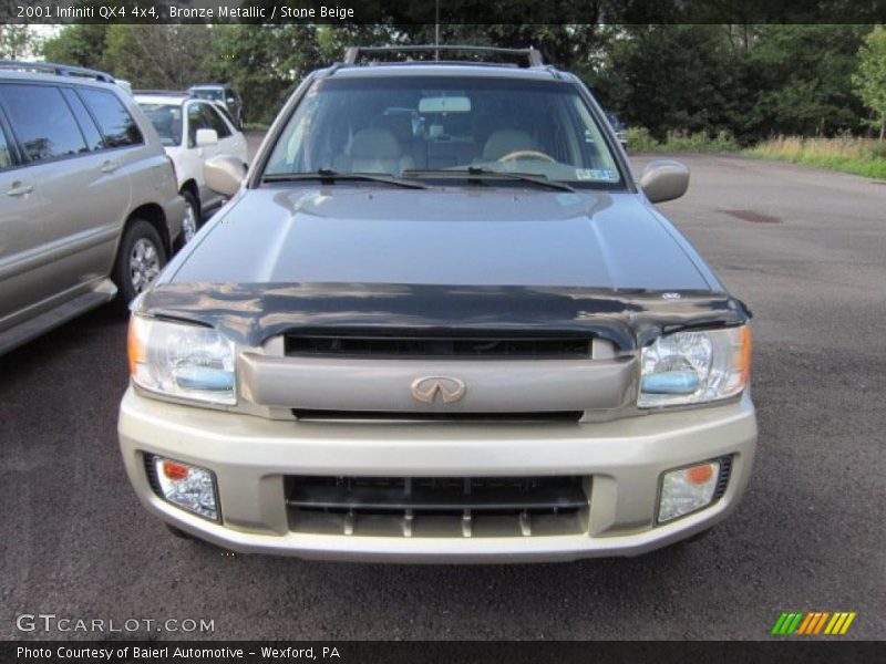 Bronze Metallic / Stone Beige 2001 Infiniti QX4 4x4