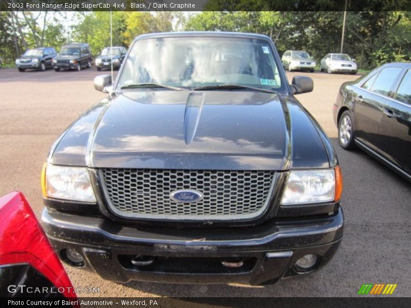 Black / Dark Graphite 2003 Ford Ranger Edge SuperCab 4x4