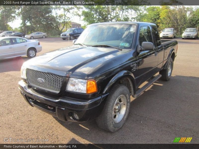 Black / Dark Graphite 2003 Ford Ranger Edge SuperCab 4x4