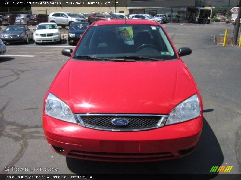 Infra-Red / Charcoal/Light Flint 2007 Ford Focus ZX4 SES Sedan