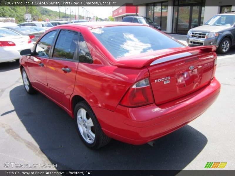 Infra-Red / Charcoal/Light Flint 2007 Ford Focus ZX4 SES Sedan