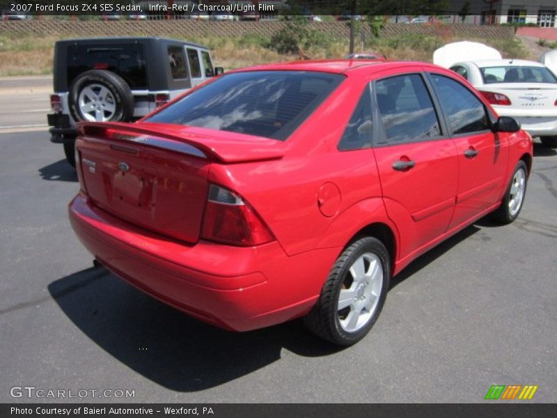 Infra-Red / Charcoal/Light Flint 2007 Ford Focus ZX4 SES Sedan