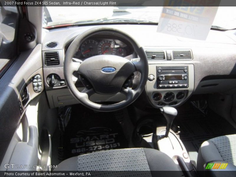 Infra-Red / Charcoal/Light Flint 2007 Ford Focus ZX4 SES Sedan