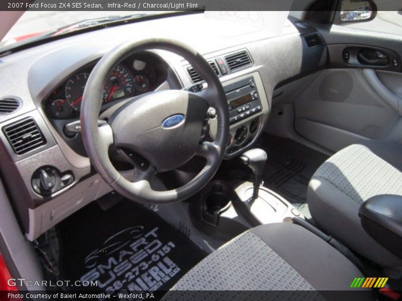 Infra-Red / Charcoal/Light Flint 2007 Ford Focus ZX4 SES Sedan