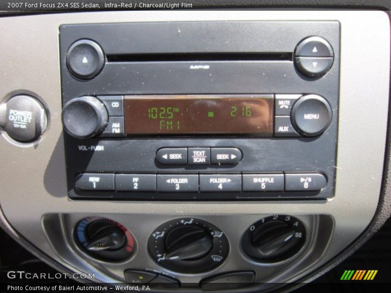 Infra-Red / Charcoal/Light Flint 2007 Ford Focus ZX4 SES Sedan