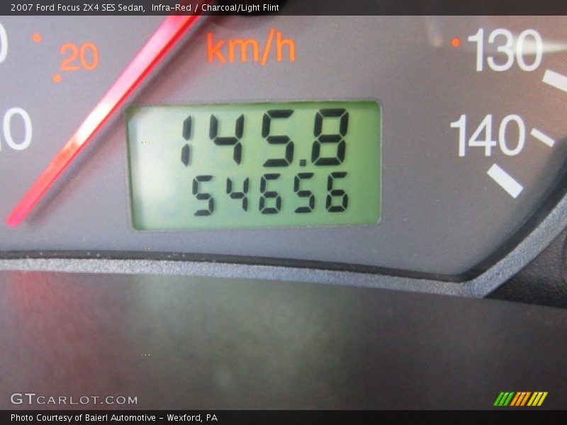 Infra-Red / Charcoal/Light Flint 2007 Ford Focus ZX4 SES Sedan