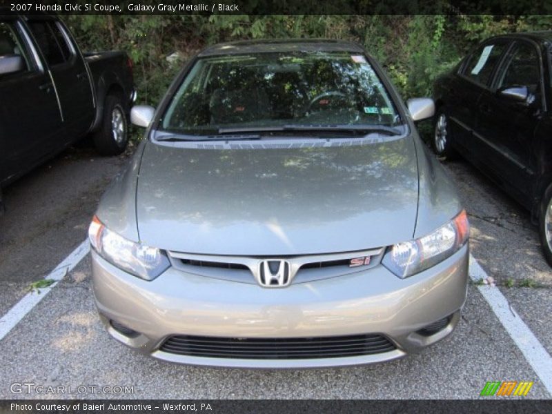 Galaxy Gray Metallic / Black 2007 Honda Civic Si Coupe