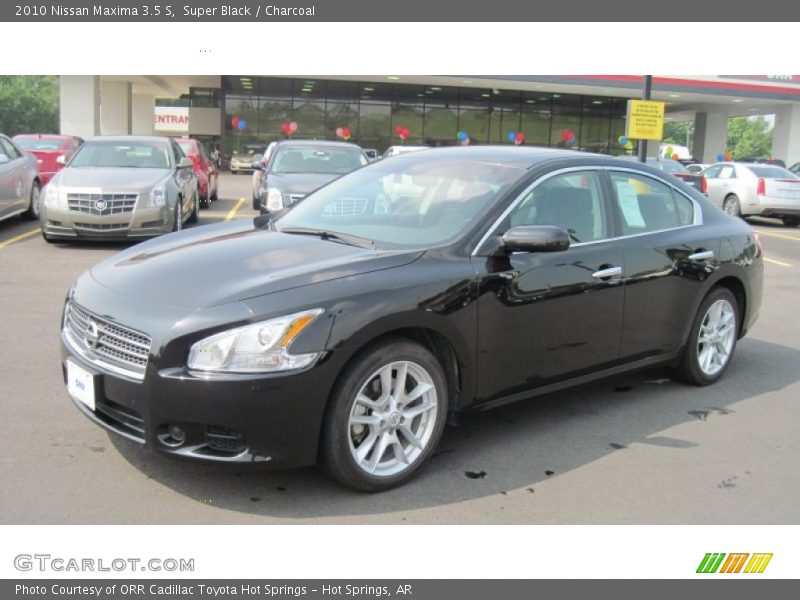Super Black / Charcoal 2010 Nissan Maxima 3.5 S