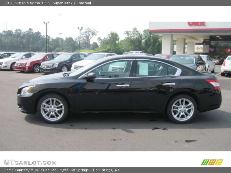 Super Black / Charcoal 2010 Nissan Maxima 3.5 S