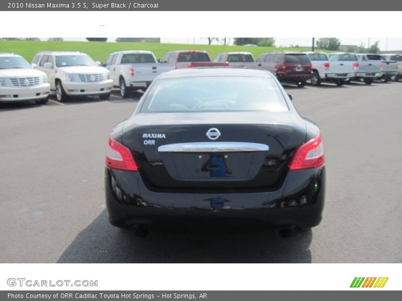 Super Black / Charcoal 2010 Nissan Maxima 3.5 S