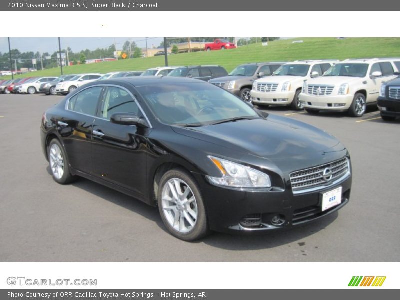 Super Black / Charcoal 2010 Nissan Maxima 3.5 S