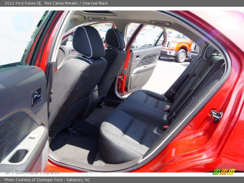 Red Candy Metallic / Charcoal Black 2012 Ford Fusion SE