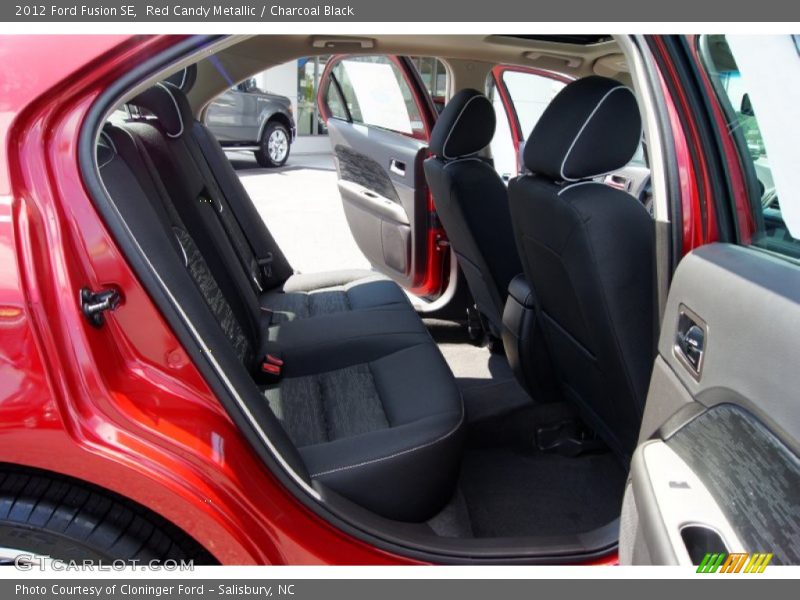 Red Candy Metallic / Charcoal Black 2012 Ford Fusion SE