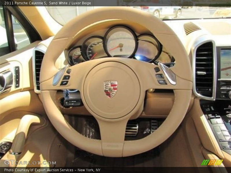 Sand White / Luxor Beige 2011 Porsche Cayenne S