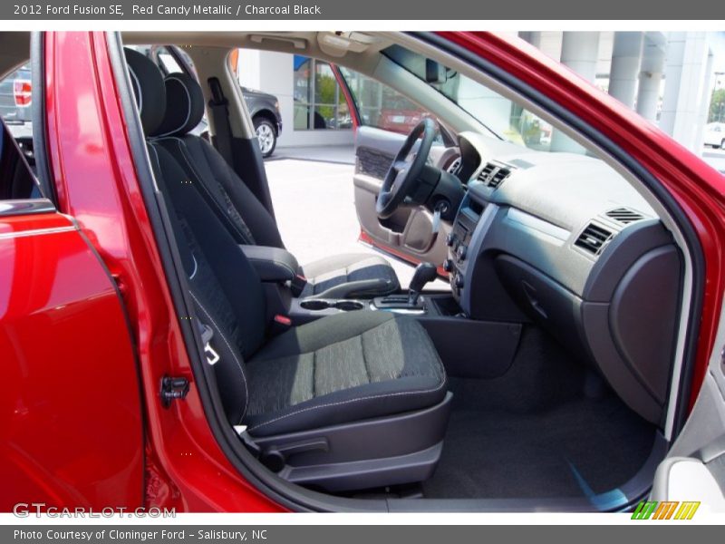 Red Candy Metallic / Charcoal Black 2012 Ford Fusion SE