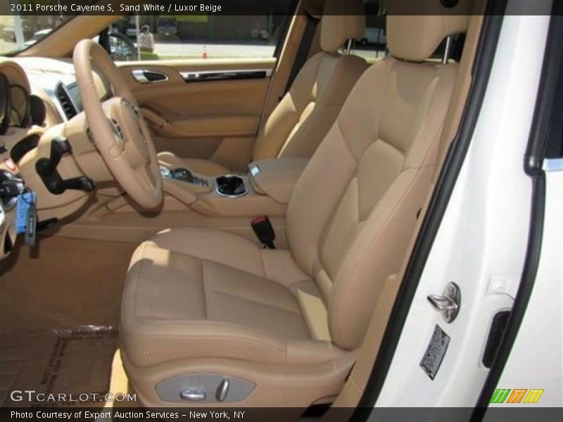 Sand White / Luxor Beige 2011 Porsche Cayenne S