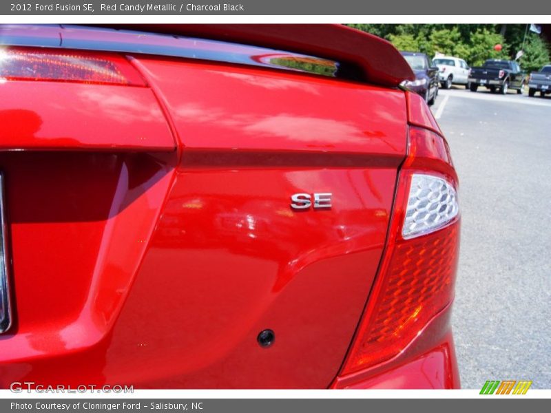 Red Candy Metallic / Charcoal Black 2012 Ford Fusion SE