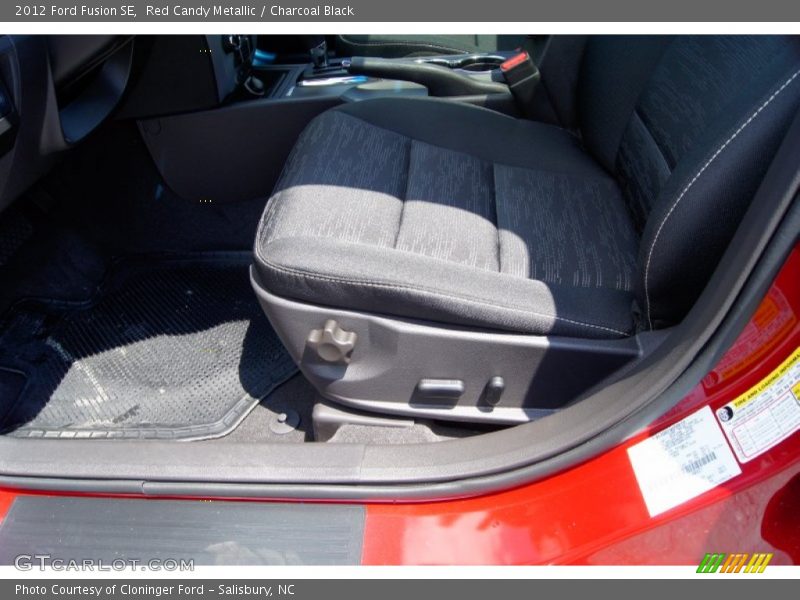Red Candy Metallic / Charcoal Black 2012 Ford Fusion SE