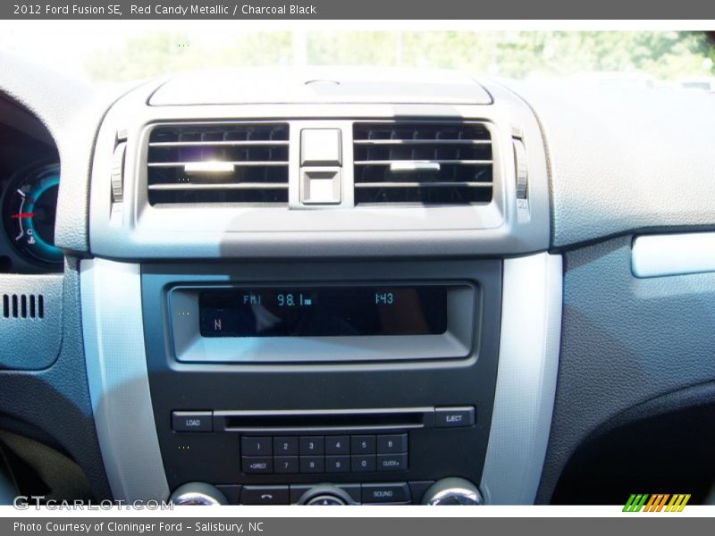 Red Candy Metallic / Charcoal Black 2012 Ford Fusion SE
