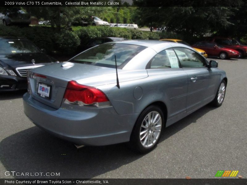 Celestial Blue Metallic / Calcite 2009 Volvo C70 T5 Convertible