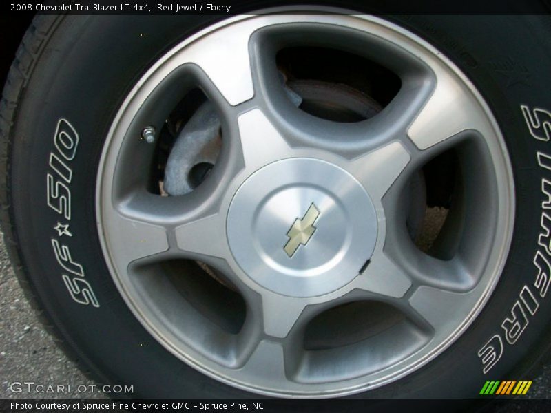 Red Jewel / Ebony 2008 Chevrolet TrailBlazer LT 4x4