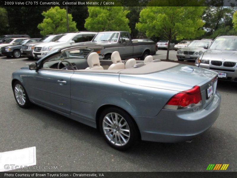 Celestial Blue Metallic / Calcite 2009 Volvo C70 T5 Convertible