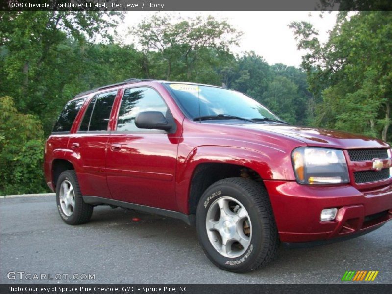 Red Jewel / Ebony 2008 Chevrolet TrailBlazer LT 4x4