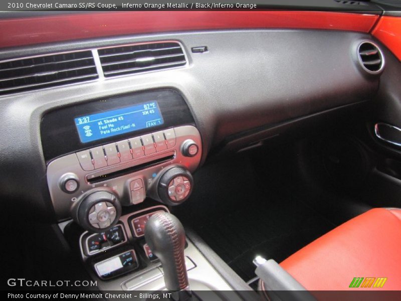 Inferno Orange Metallic / Black/Inferno Orange 2010 Chevrolet Camaro SS/RS Coupe