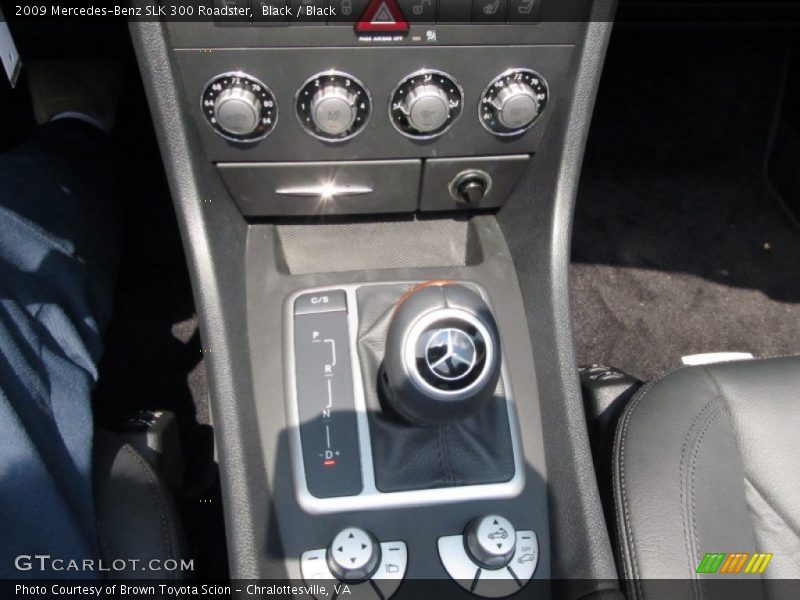 Black / Black 2009 Mercedes-Benz SLK 300 Roadster