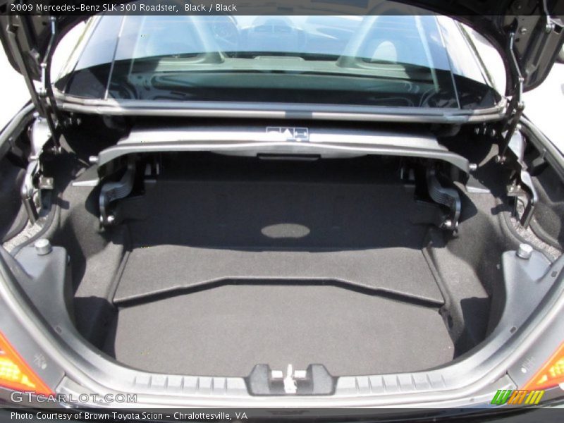 Black / Black 2009 Mercedes-Benz SLK 300 Roadster