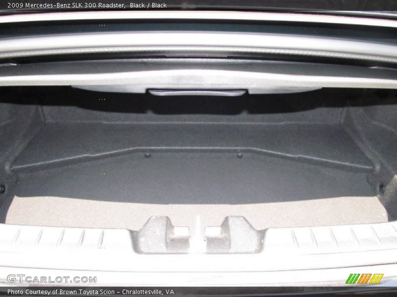 Black / Black 2009 Mercedes-Benz SLK 300 Roadster