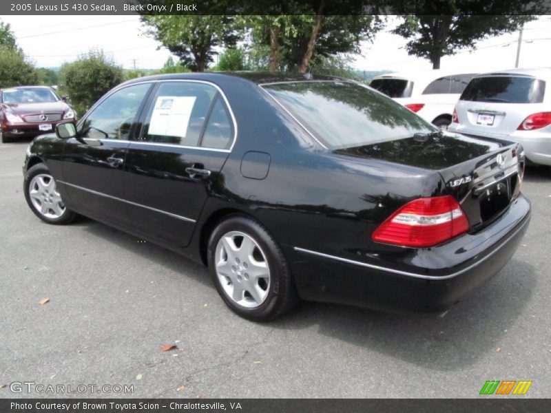 Black Onyx / Black 2005 Lexus LS 430 Sedan