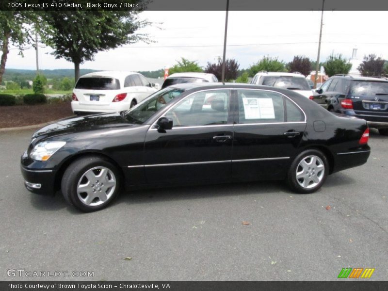Black Onyx / Black 2005 Lexus LS 430 Sedan